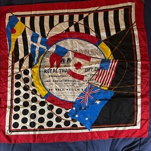 Colorful International Flag Themed Scarf